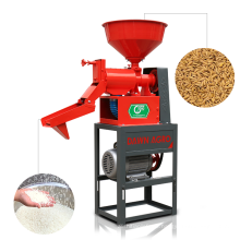 Máquina de processamento da trituração do arroz do uso doméstico de DAWN AGRO / preço completo 0811 da maquinaria do moinho de arroz
